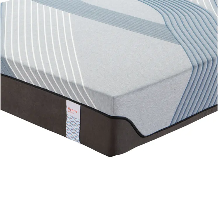 Colchón de espuma viscoelástica de lujo, colchón de espuma de 12 pulgadas de látex de tamaño queen, perfecto para dormir, enrollable en caja