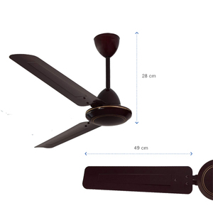 Ventilateur de plafond de qualité supérieure |   Ventilateur de plafond REVE Pro 1200 mm, 3 pales, couleur blanc, marron, garantie : 1 an - Product Image 3