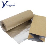Emballage en aluminium pour chocolat, papier kraft simple face, livraison gratuite