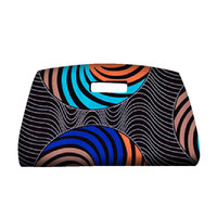 Sac à chaîne imprimé africain traditionnel pour femmes, fait à la main en tissu imprimé ciré africain, sacs à main mode pour femmes Ankara