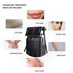 1064 Hair Removal Laser Diode Laser Hair Removal Machine OEM Logo Medical CE Portable 755 808 1064 Laser Hair Removal Epilator 808nm Diode Laser