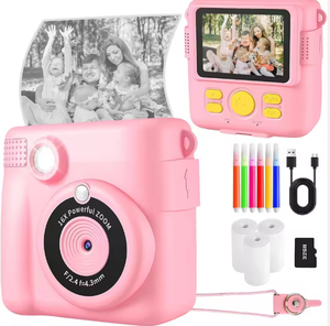 Verjaardag Kerstcadeaus 1080P HD Digitale Kinderfotocamera Direct Afdrukken 6-12 Jaar Jongens Meisjes Peuters Poolse Markt - Product Image 1