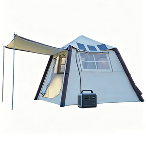 <span class=keywords><strong>Tente</strong></span> de camping solaire 120W avec batterie intégrée, <span class=keywords><strong>tente</strong></span> solaire gonflable légère avec colonne d'air en TPU pour les activités de plein air - Product Image 1