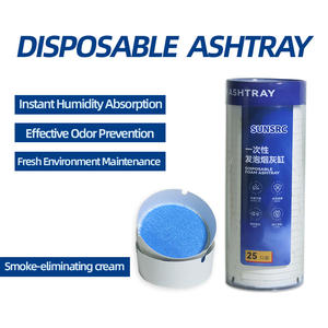 Ceniceros de papel desechables ecológicos con bálsamo extintor de humo para Cenicero de cigarrillos - Product Image 3