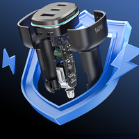Produits intelligents 2026, chargeur de voiture multifonctionnel, charge rapide, mini portable pour téléphone 15 Pro Max, écouteurs 16 14 13 12