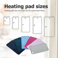 Couverture chauffante électrique douce d'intérieur 110V 60x30 pouces, fil chauffant lavable, télécommande, protection contre la surchauffe, best-seller en Chine