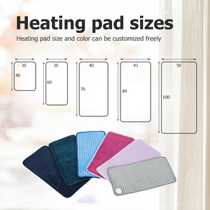 Chăn điện mềm mại, thoải mái, có thể giặt được, kích thước 16x30 inch, 110V, bán chạy tại Trung Quốc - Product Image 5