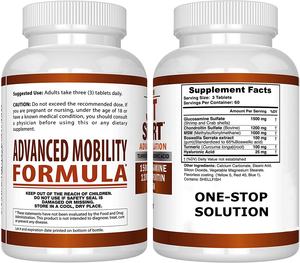 Suplemento para el cuidado de la salud, cúrcuma, Boswellia, tableta de ácido hialurónico, soporte para las articulaciones, suplemento dietético - Product Image 2