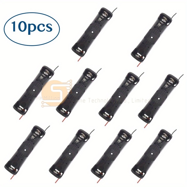 10pcs 18650 Battery Holder Case with Connect Lead