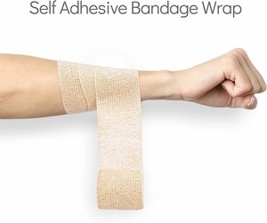 पालतू कुत्तों और जानवरों के लिए स्व-चिपकने वाला लचीला वेट लोचदार चिपकने वाला पट्टी लपेटें - Product Image 4