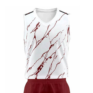 Conjunto de Uniforme de Voleibol Transpirable de Verano 100% Poliéster de Alta Calidad, Ropa de Equipo con Diseño de Logotipo Personalizado, Uniformes de Voleibol Sublimados - Product Image 4