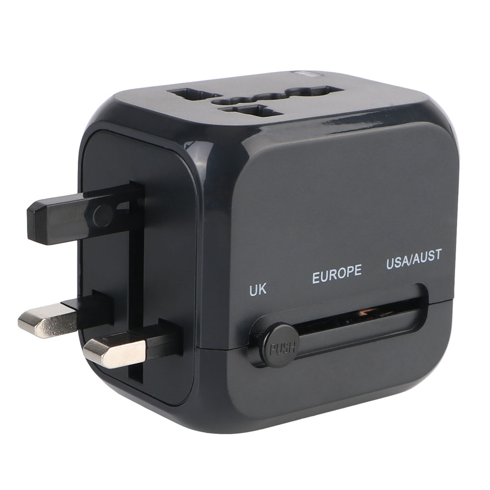 Adaptateur De Voyage Universel VICKMALL, Prise Murale Avec 2 USB-A Et 1 USB-C, Chargeur Mondial