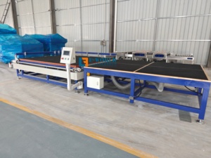 EWORLD Steel Semi-automatic Glass Cutting <b>Machine</b> with <b>Splitting</b> Table 380V 3-12mm Thickness Easy to Operate - Product Image 6