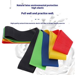 High-Tension Ring with Elastic Latex Rubber Loop <b>Set</b> <b>Resistance</b> <b>Band</b> for Beauty Butt Yoga Squat Fitness Exercise <b>Bands</b> - Product Image 3