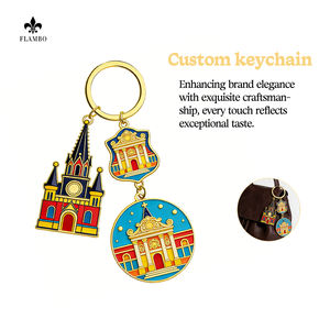 Porte-clés en gros directement de l'usine, porte-clés personnalisé de nouvelle conception, porte-clés en émail, porte-clés en métal de dessin animé - Product Image 1