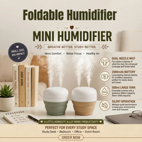 Mini humidificateur d'air portable à ultrasons, diffuseur de brume, stérilisateur, atomiseur USB, module de chambre à coucher, rafraîchisseur d'air