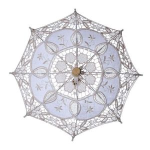 P261 parapluie de mariée en <span class=keywords><strong>dentelle</strong></span> blanche, petit Parasol en <span class=keywords><strong>dentelle</strong></span> <span class=keywords><strong>ivoire</strong></span> blanc, Parasol de mariage - Product Image 2