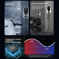 7KW AC EV Şarj İstasyonu Kolon Tipi Tip 2 Araç Şarj Cihazı APP Uzaktan Gerçek Zamanlı Şarj Monitörü Çoklu Senaryo EV Şarj Cihazı