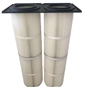 Online Wholesale Cartridge Dust Filter With Square Cover Cartridge Polyester Washable Air Filter