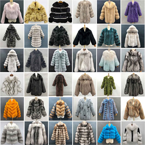Manteau long en fourrure <span class=keywords><strong>de</strong></span> renard pour femme, <span class=keywords><strong>collection</strong></span> Janefur Fur Queen, service OEM personnalisé, logo gratuit, extra élégant - Product Image 4