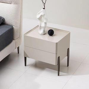 France Moderne Rétro Tables De Chevet En Bois Tiroirs Cabinet Rétro Table De Chevet Appartement Salon Table D'appoint Décorer Le Casier - Product Image 3