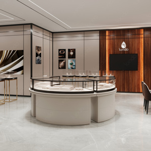 Sundo xem cửa hàng thiết kế truy cập hiện đại phong cách tối giản cửa hàng đồng hồ nội thất bán lẻ thương hiệu đồng hồ cửa hàng thiết kế - Product Image 3