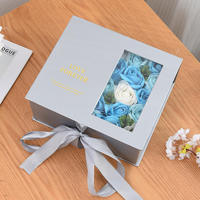 Boîtes cadeaux magnétiques personnalisées de luxe, emballage en carton pour carte pliable pliable avec couvercle magnétique