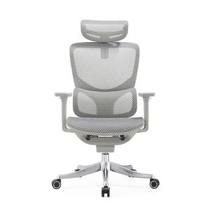 Silla de <span class=keywords><strong>jefe</strong></span> de oficina เก้าอี้รองรับบั้นเอวแบบปรับได้เก้าอี้ไนลอนสำหรับผู้บริหาร - Product Image 2