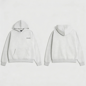 เสื้อฮู้ดดี้ผู้ชายไซส์ใหญ่ ผ้าฝรั่งเศสเทอร์รี่ คอตตอนแท้ ทรงหลวม ไหล่ตก ได้รับการรับรองมาตรฐาน GOTS รับผลิตแบบ OEM แบรนด์ส่วนตัว - Product Image 2