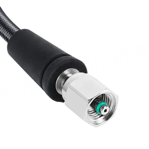 เกจวัดแรงดันใต้น้ำสแตนเลสแบบ SPG พร้อมสายเชื่อมต่อแรงดันสูงและวาล์วแกนสำหรับดำน้ำ - Product Image 6