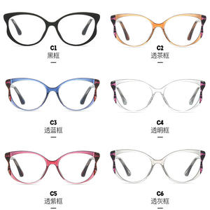 Montures de lunettes ovales pour enfants 23002, verres AC, protection anti-lumière bleue, pont moyen, monture en métal TR90, origine Taizhou - Product Image 4