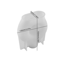 Moule en silicone Early Riser Nordic Flower Vase pour plâtre, ciment, aromathérapie, décoration de table, fabrication artisanale DIY, présentoir parfumé