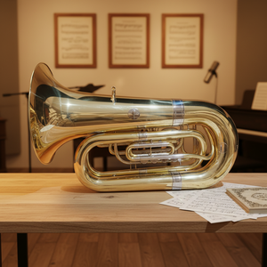 Tuba Rotatoria 4/4 Bb de 4 Válvulas con Lacado Dorado y Estuche (TU99457G-SYY) - Product Image 4