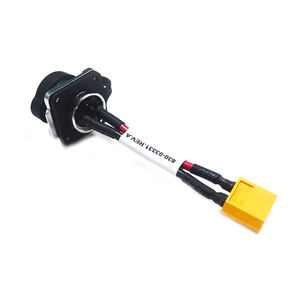 Kustom XT 60 kabel konektor daya wanita kawat Harness <span class=keywords><strong>2</strong></span> Pin penerbangan logam dengan isolasi PVC untuk aplikasi elektronik - Product Image 5