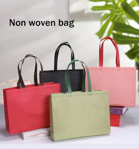 Sac de courses robuste <span class=keywords><strong>en</strong></span> non-tissé, imperméable et laminé, réutilisable, avec poignées renforcées pour les aliments frais - Product Image 1