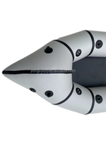 Vente en gros bateau gonflable 2.7m pas cher de haute qualité 2 personnes Packraft PVC Kayak Packraft pour l'expédition fluviale