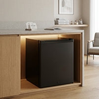 Mini congélateur de 30/40 litres Mini bar Réfrigérateur à porte simple Réfrigérateur électrique compact et silencieux Réfrigérateur pour chambre à coucher