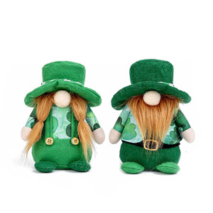 Duende verde gnomos del Día de San Patricio Festival irlandés gnomos del Día de San Patricio - Product Image 1