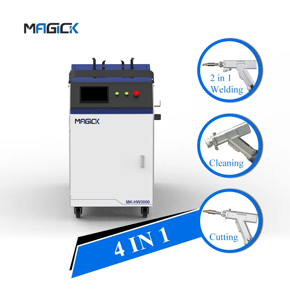 MKLASER 레이저 새로운 연구 개발 및 비용 효과적인 2000w 4 in 1 기능 레이저 용접기