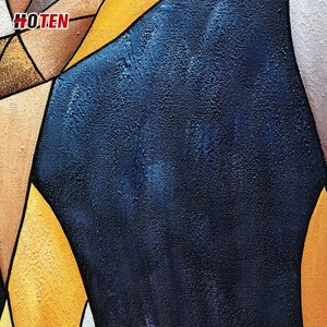 Bản gốc vẽ tay hiện đại sơn dầu trừu tượng lớn đơn giản nghệ thuật vải trang trí với thời trang cá tính in loại - Product Image 5