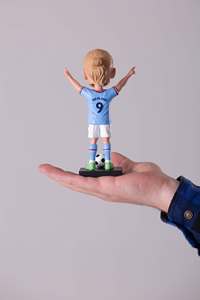 Figura Coleccionable Personalizada <span class=keywords><strong>de</strong></span> Jugador <span class=keywords><strong>de</strong></span> Fútbol, Estrella del Fútbol No. Figura <span class=keywords><strong>de</strong></span> Resina (9 Unidades) con Base con Logotipo para Souvenir <span class=keywords><strong>de</strong></span> Fans - Product Image 3