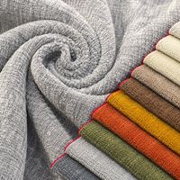 Tissu d'ameublement en chenille tissée 100 % polyester, multicolore, de luxe, épais, écologique, pour canapé et coussin, vente en gros