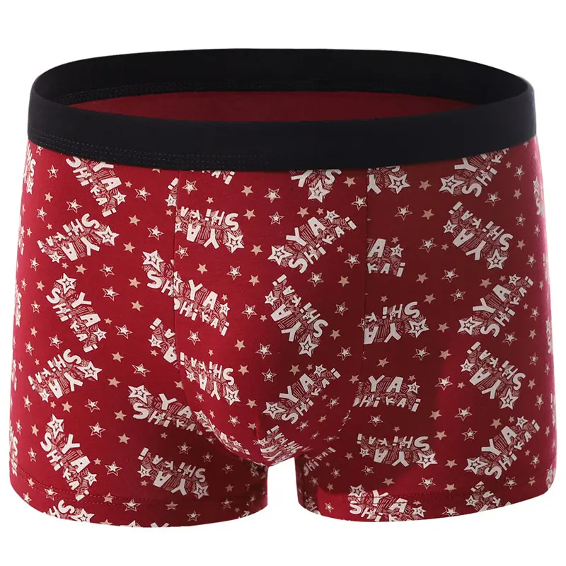MBB-19 High quality combed cotton men's boxer briefs in large size