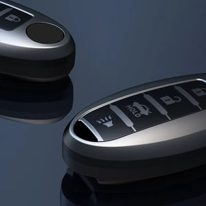 เคสใส่กุญแจรถระยะไกล4ปุ่มสีเทาไทเทเนียมสำหรับ <span class=keywords><strong>Nissan</strong></span> <span class=keywords><strong>x</strong></span> <span class=keywords><strong>Trail</strong></span> <span class=keywords><strong>T32</strong></span> <span class=keywords><strong>2020</strong></span> Rogue Patrol Murano htrail Maxima - Product Image 6