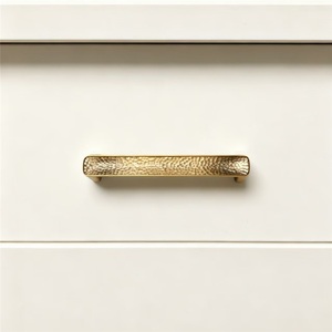 Hammered Zinc Alloy Minimalist Durable Cabinet Door Furniture Drawer Shoe Cabinet Wardrobe Handle and <b>Knob</b> - Product Image 1