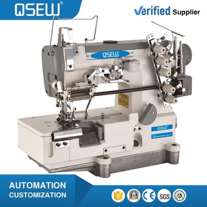 QS-500-05EST Energy Saving Flat Bed High Speed Elastic Interlock Industrial <b>Sewing</b> Machine - Product Image 1