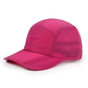 Gorras de Béisbol de Secado Rápido OEM/ODM de Fábrica, Gorra Deportiva Plegable con Visera para Correr y Acampar, Gorra de Béisbol de 7 Paneles con Logotipo Personalizado - Product Image 5