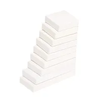 Boîte blanche, boîte en carton blanc, petite boîte en papier blanche, boîte universelle en carton blanc, boîte à double insertion, boîte en gros