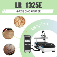 Mesin Ukiran CNC Kayu 4 Axis Kecil Murah, Harga Mesin Pahat CNC untuk Kayu.