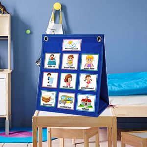 Tabla de Horarios Visuales Diarios para Niños, Tabla de Pared Visual, Tabla de Tareas del Hogar, Gráfico Visual para Niños - Product Image 1